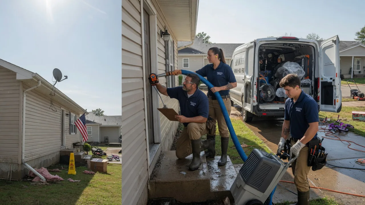 Ceiling Water Damage Restoration in Osceola, MO near me